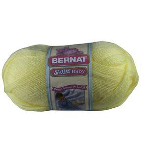 Bernat 3 Skein Baby Sport Lot  1 - Citrus Sorbet & 2 Lemon